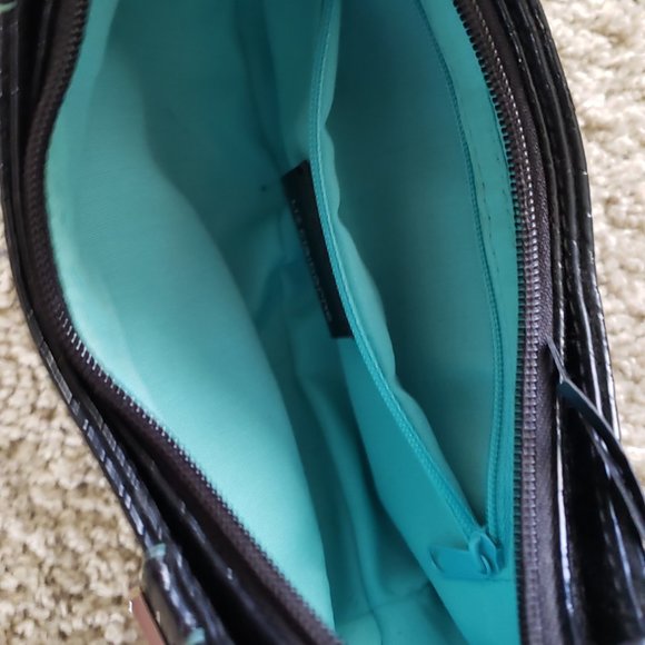 Liz Claiborne Small Black Handbag/Purse - Picture 6 of 9